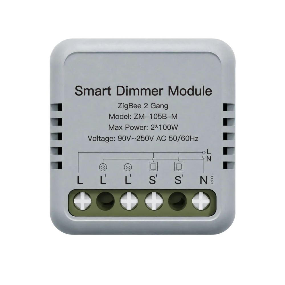 2 Channel Zigbee Retrofit Dimmer