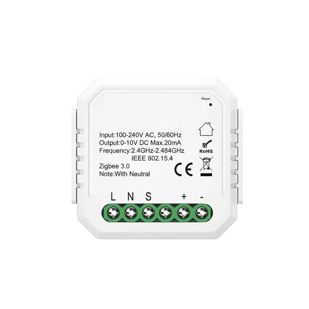 Analog 0-10V Zigbee Dimmer